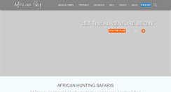 Desktop Screenshot of africanskyhunting.co.za